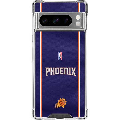NBA Phoenix Suns Jersey Google Pixel 8 Pro Clear Case